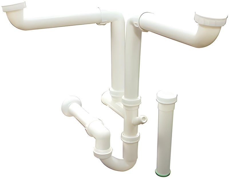 Transolid TSDIK Plastic Sink Drain Install Kit, 12" L x 16" W x 4" H, White - Image 1